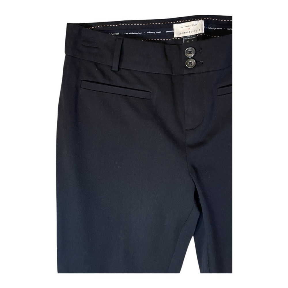 Anthropologie Black Cropped Pants - Picture 9 of 10